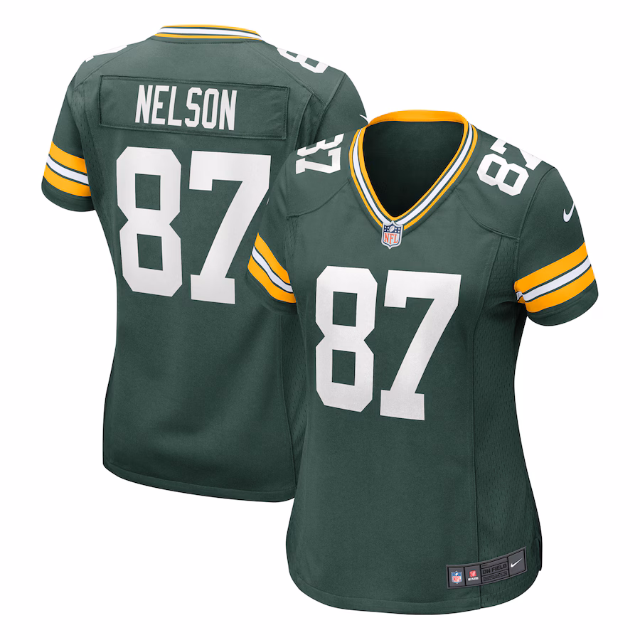 Women's Green Bay Packers Jordy Nelson Nike Green Retired Game Jersey - Jersey