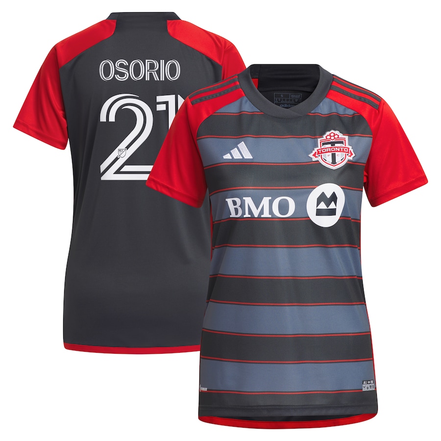 Women's Toronto FC Jonathan Osorio adidas Gray 2023 Club Kit Replica Player Jersey - Jersey