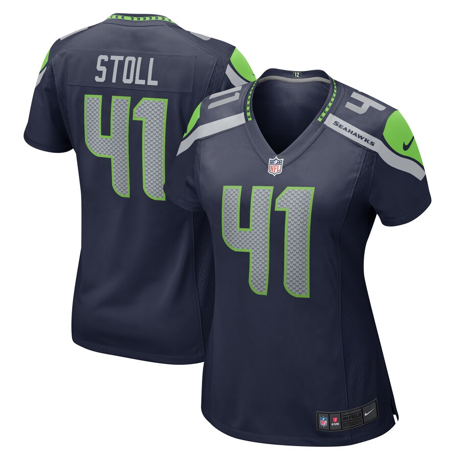 Women's Seattle Seahawks Chris Stoll Nike College Navy  Game Jersey - Jersey