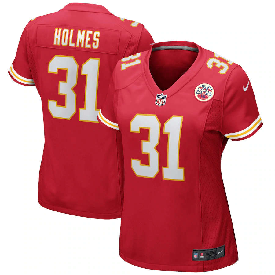 Women's Kansas City Chiefs Priest Holmes Nike Red Game Retired Player Jersey - Jersey
