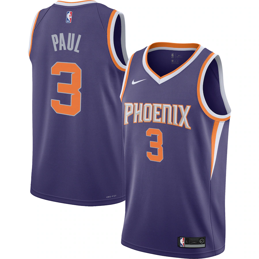 Youth Phoenix Suns Chris Paul Nike Purple Swingman Jersey - Icon Edition - Jersey
