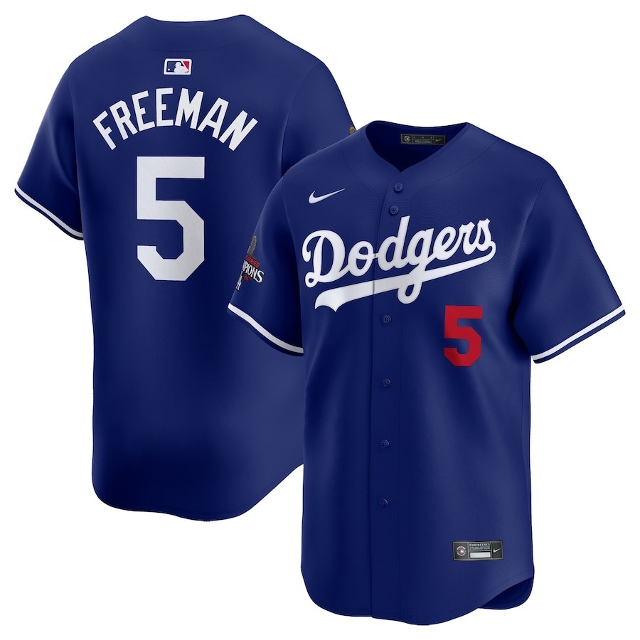 Men's Los Angeles Dodgers Freddie Freeman Nike Royal Alternate Limited Player Jersey - Jersey