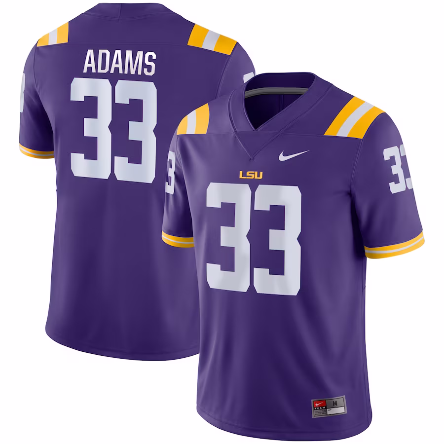 Jamal Adams LSU Tigers Nike Game Jersey - Purple - Jersey
