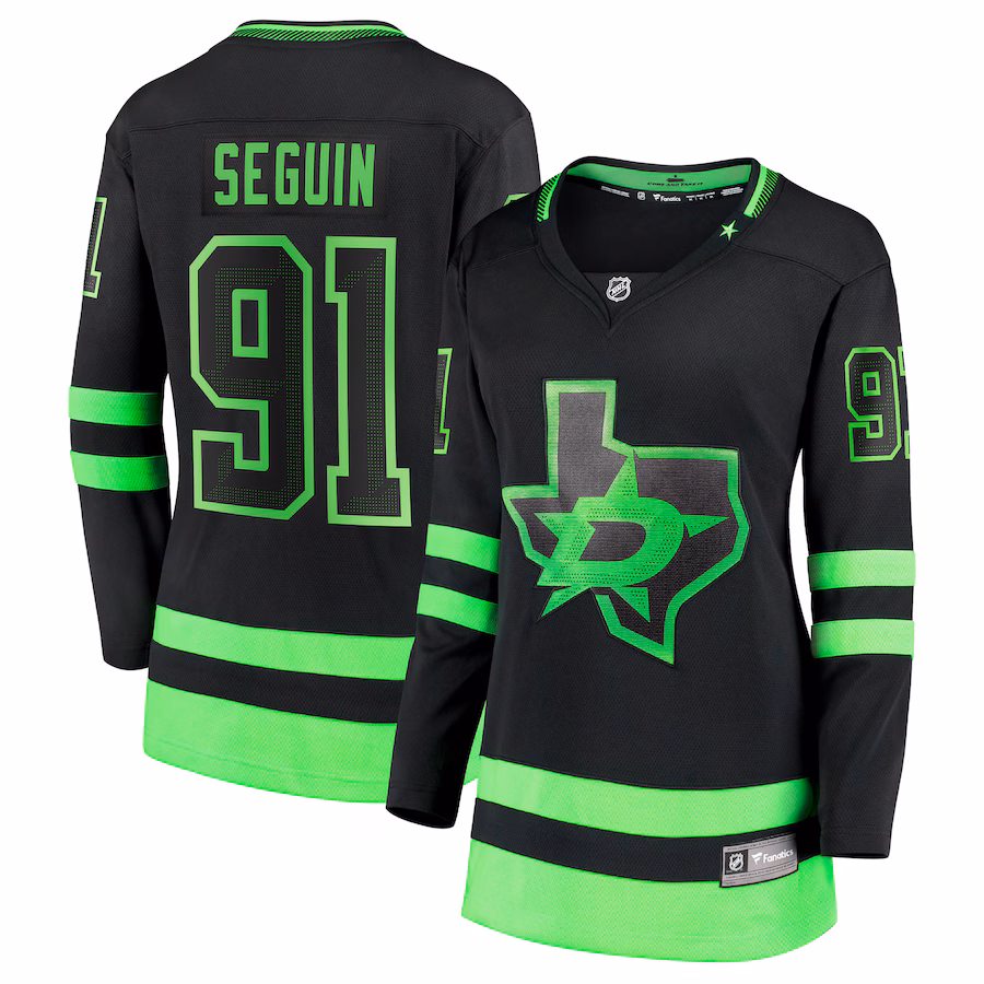 Women's Dallas Stars Tyler Seguin Fanatics Black Alternate Premier Breakaway Player Jersey - Jersey