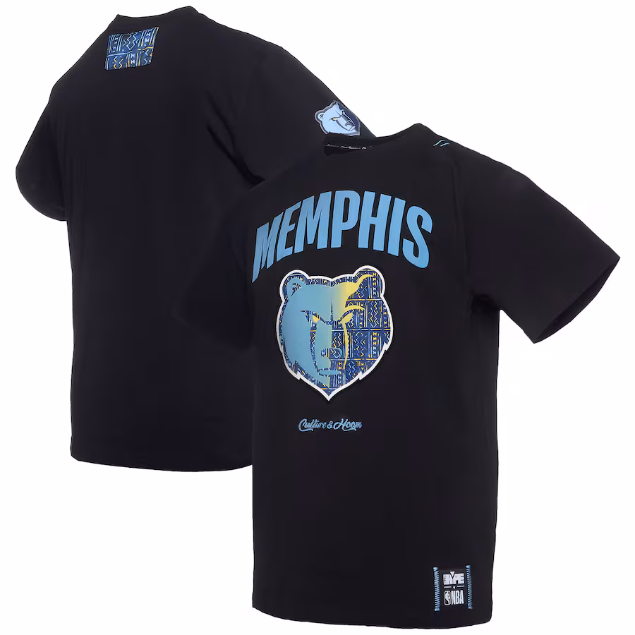 Men's Memphis Grizzlies  NBA x Two Hype Black Culture & Hoops Collection Premium T-Shirt - Jersey