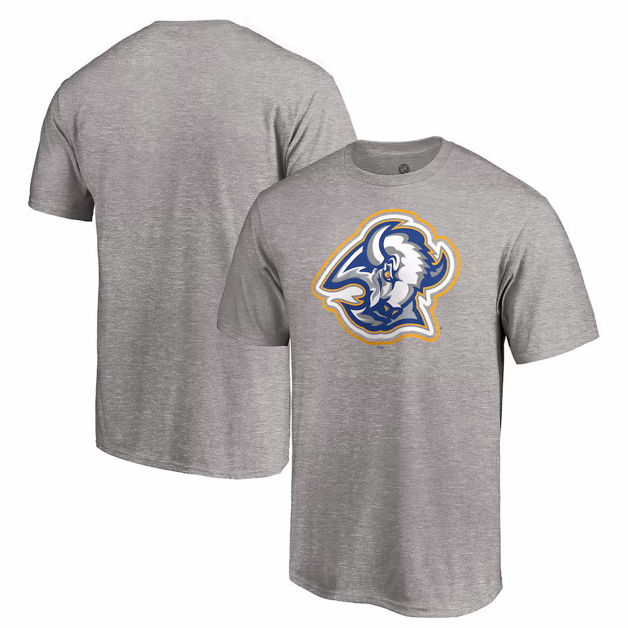 Men's Buffalo Sabres Heather Gray Special Edition Secondary Logo T-Shirt - Jersey
