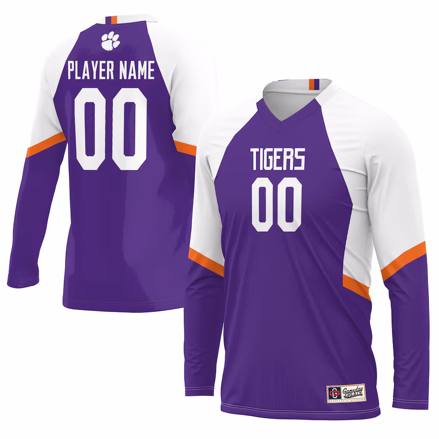 Clemson Tigers GameDay Greats Unisex NIL Lightweight Volleyball Jersey - Purple - Jersey