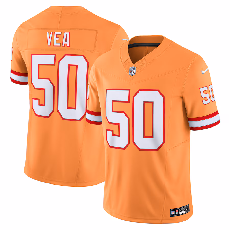 Men's Tampa Bay Buccaneers Vita Vea Nike Orange Vapor F.U.S.E. Limited Jersey - Jersey