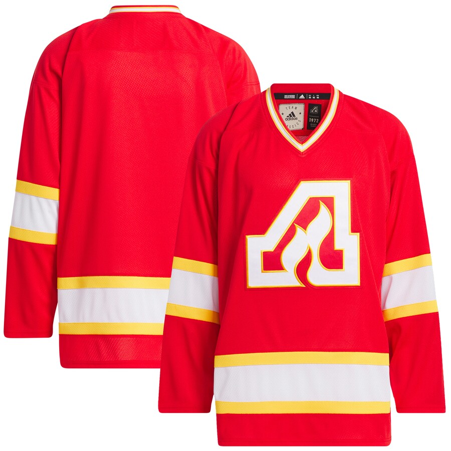 Men's Atlanta Flames  adidas Red Team Classic Jersey - Jersey