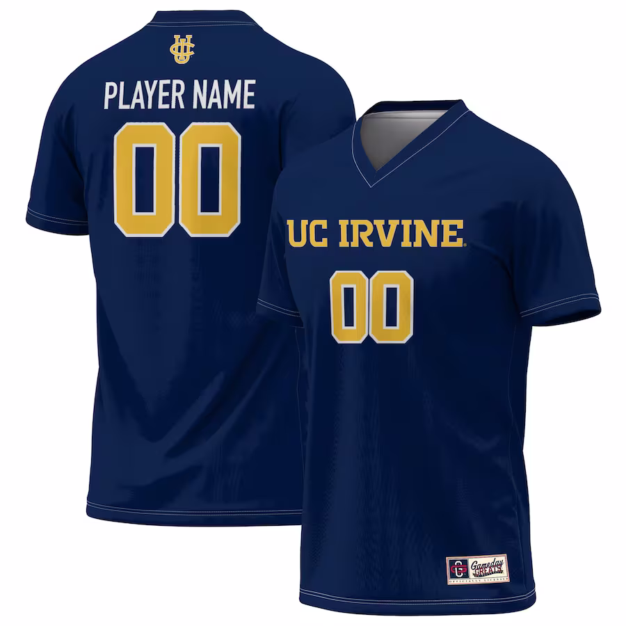 UC Irvine Anteaters GameDay Greats Youth Lightweight NIL Pick-A-Player Women's Soccer Jersey - Navy - Jersey
