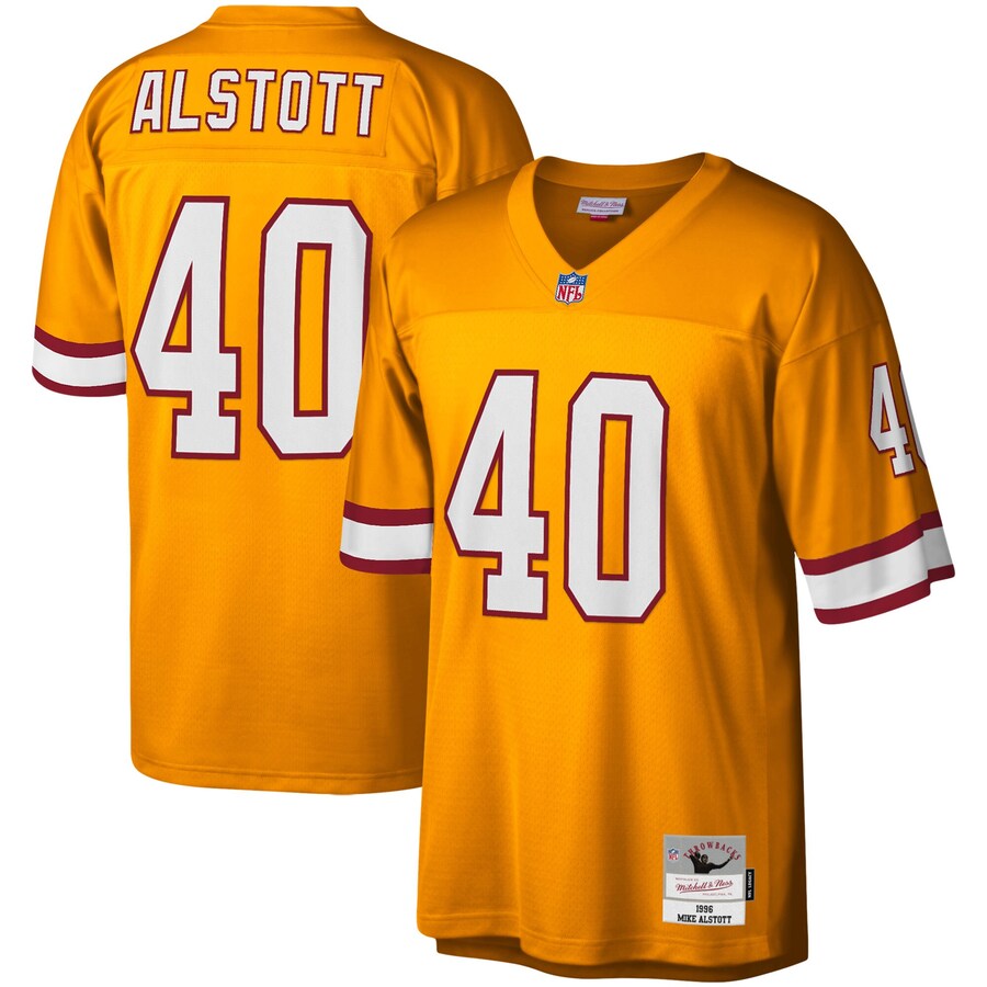 Youth Tampa Bay Buccaneers Mike Alstott Mitchell & Ness Orange 1996 Retired Player Legacy Jersey - Jersey