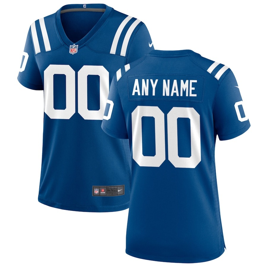 Women's Nike Indianapolis Colts Royal Custom Game Jersey - Jersey