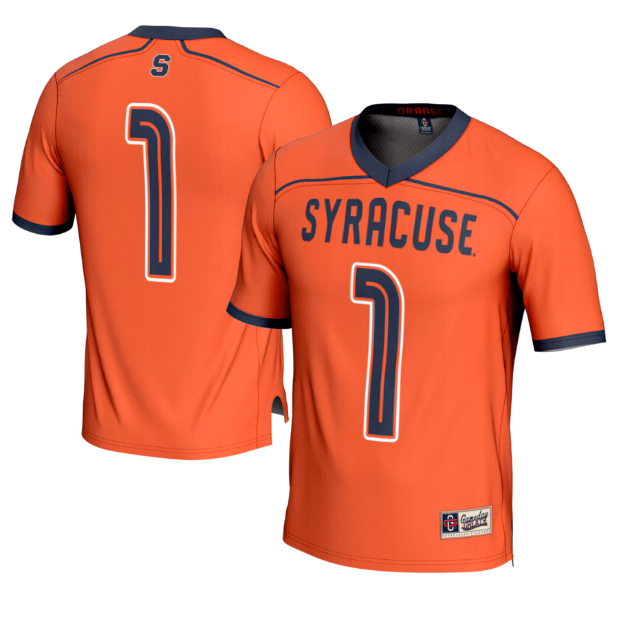 Youth GameDay Greats #1 Orange Syracuse Orange Lightweight Lacrosse Fashion Jersey - Jersey