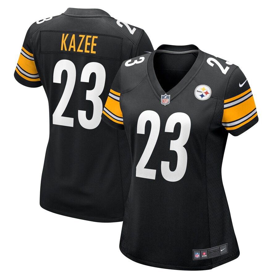 Women's Pittsburgh Steelers Damontae Kazee Nike  Black  Game Jersey - Jersey