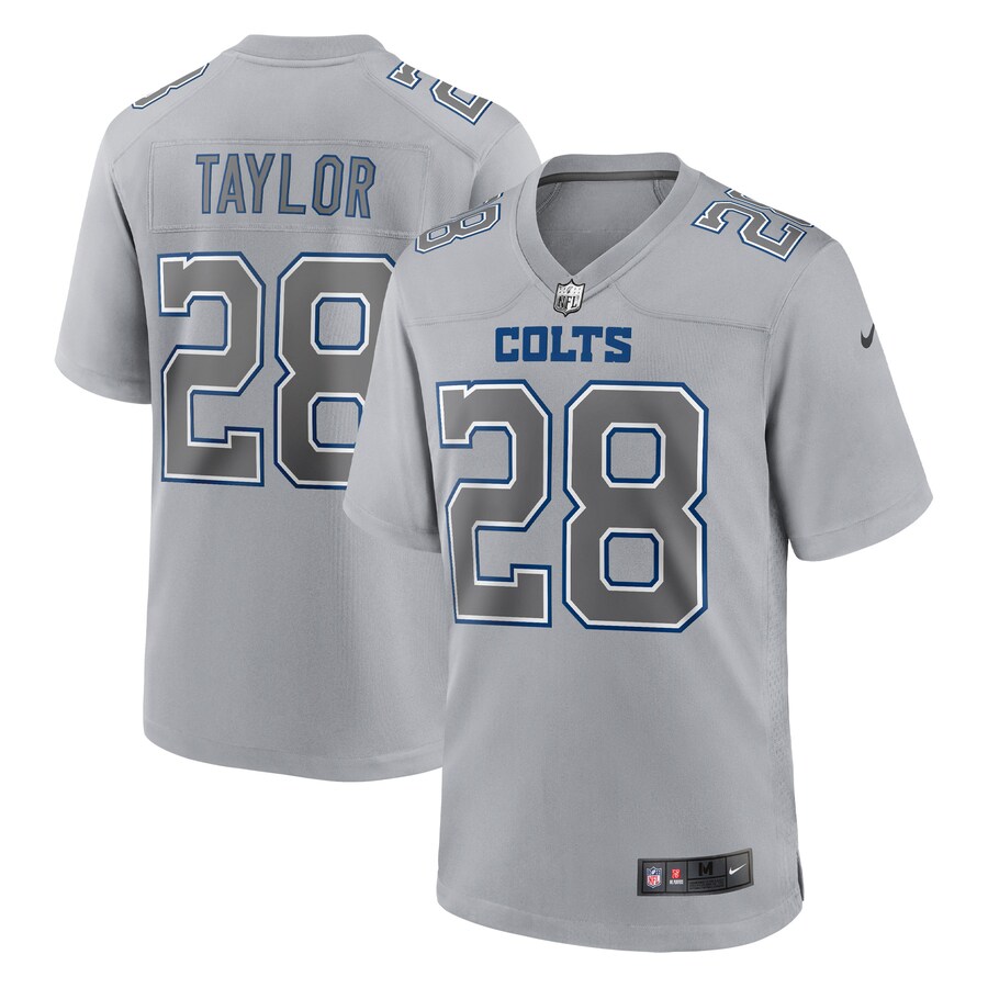 Men's Indianapolis Colts Jonathan Taylor Nike Gray Atmosphere Fashion Game Jersey - Jersey