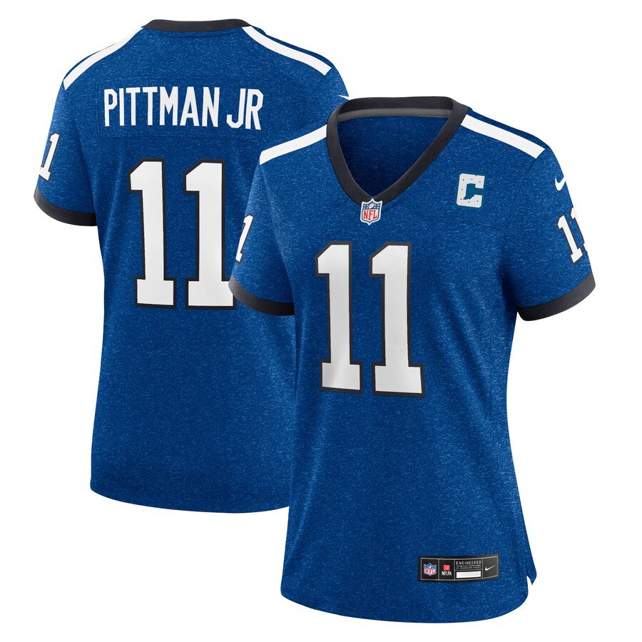 Women's Indianapolis Colts Michael Pittman Jr. Nike Blue Player Jersey - Jersey