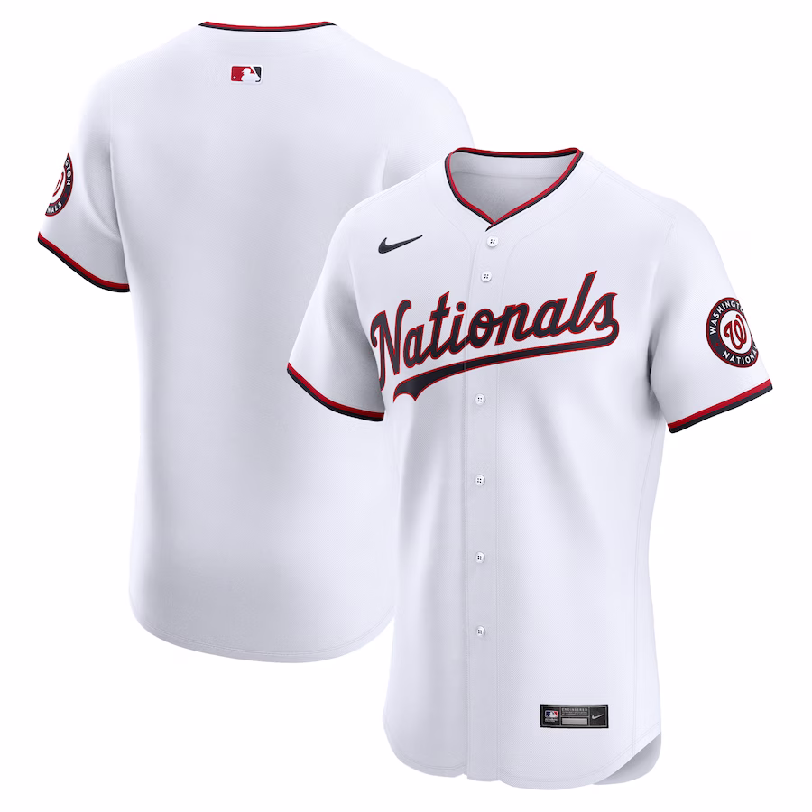 Men's Washington Nationals Nike White Home Elite Jersey - Jersey