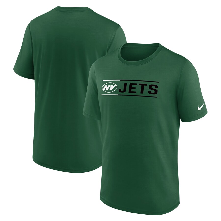 Men's New York Jets Nike Green Exceed Performance T-Shirt - Jersey