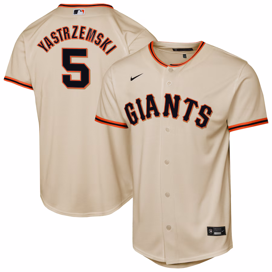 Youth San Francisco Giants Mike Yastrzemski Nike Cream Home Replica Player Jersey - Jersey