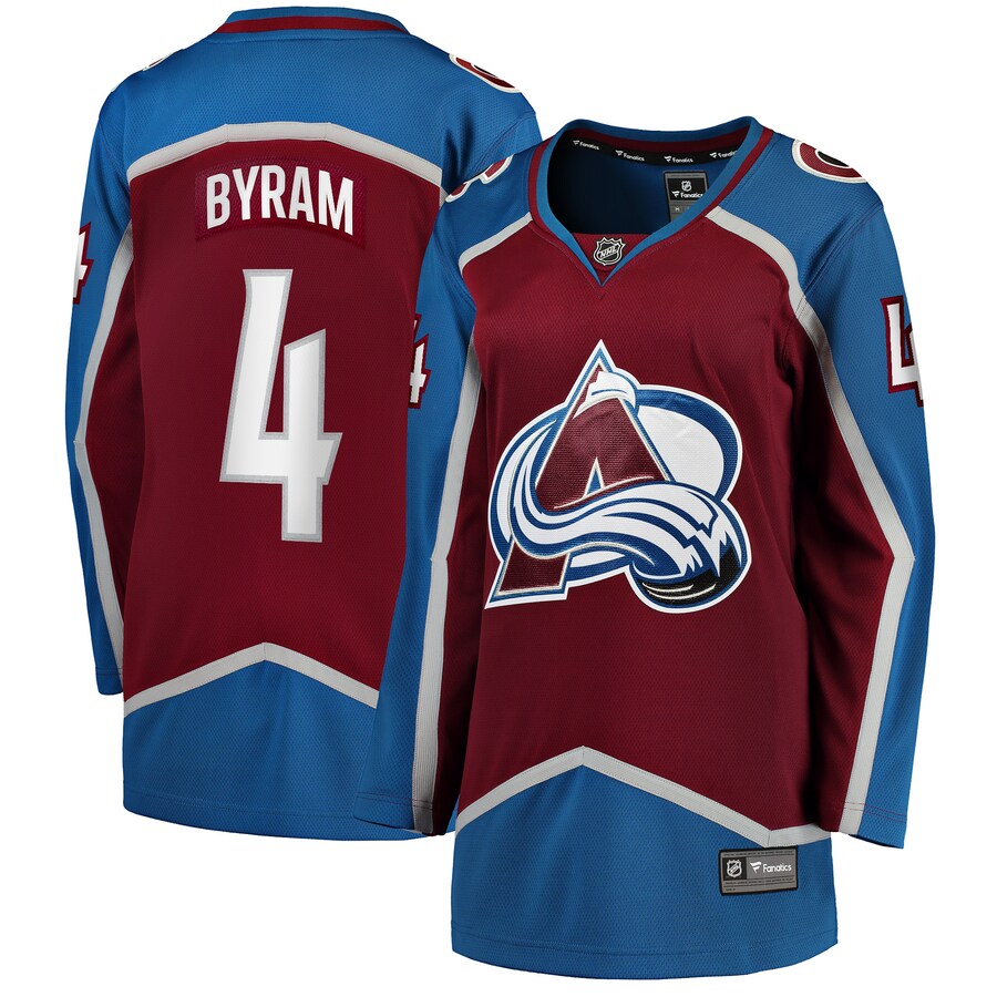 Women's Colorado Avalanche Bowen Byram Fanatics Branded Burgundy Home Breakaway Player Jersey - Jersey