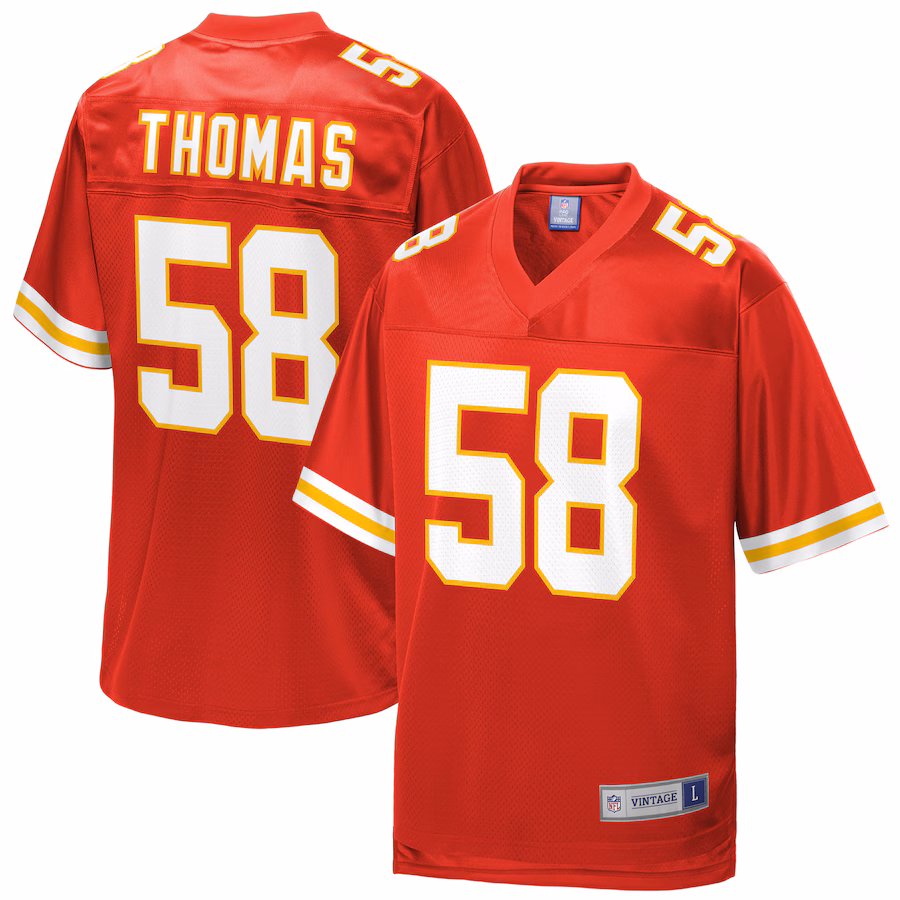 Men's Kansas City Chiefs Derrick Thomas NFL Pro Line Red Retired Player Replica Jersey - Jersey