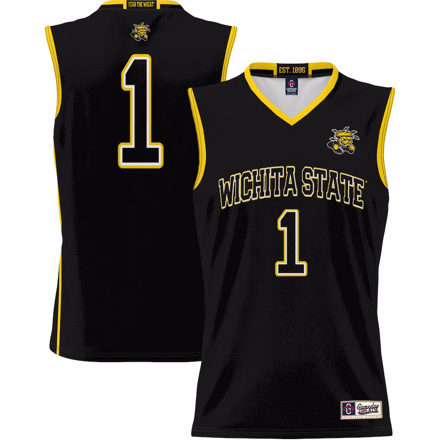 Wichita State Shockers GameDay Greats Youth #1 Basketball Jersey -  Black - Jersey