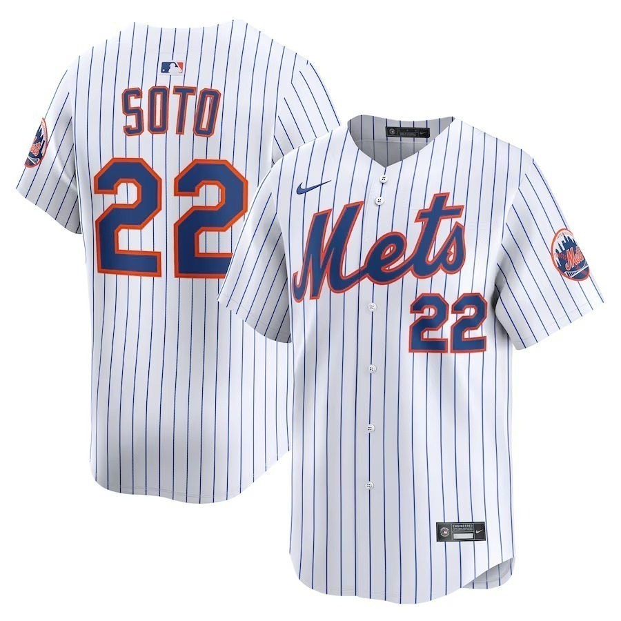 Men's New York Mets Nike White Home Limited Player Jersey - Jersey
