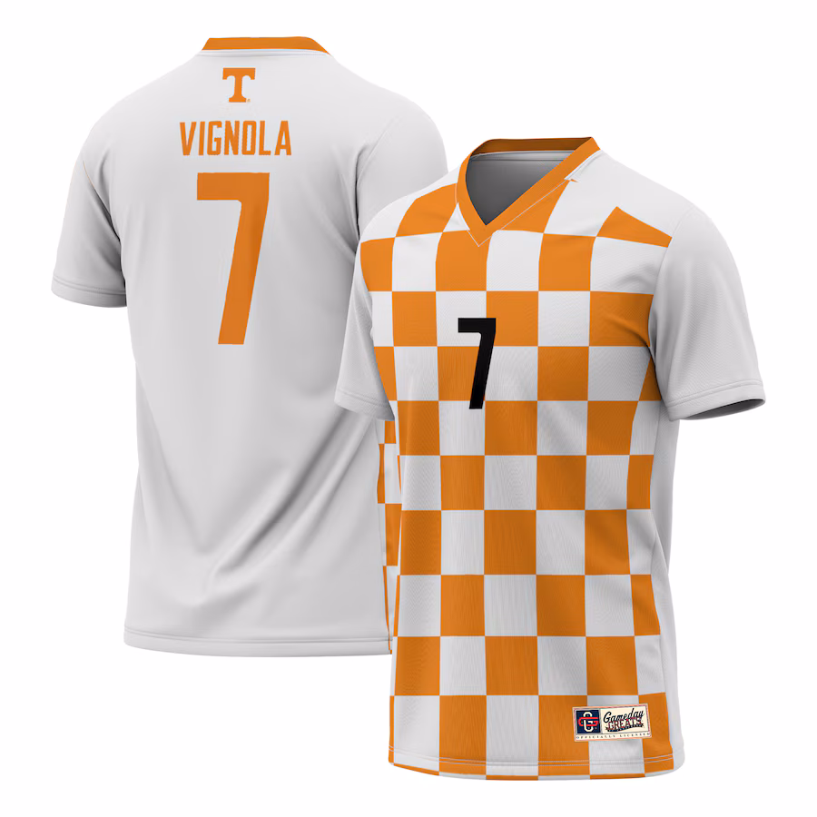 Youth GameDay Greats M.A. Vignola White Tennessee Volunteers Women's Soccer Fashion Jersey - Jersey