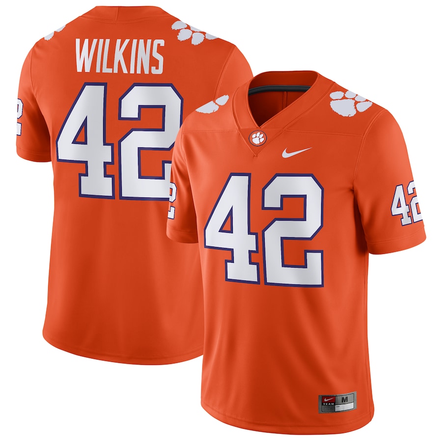 Christian Wilkins Clemson Tigers Nike Game Jersey - Orange - Jersey