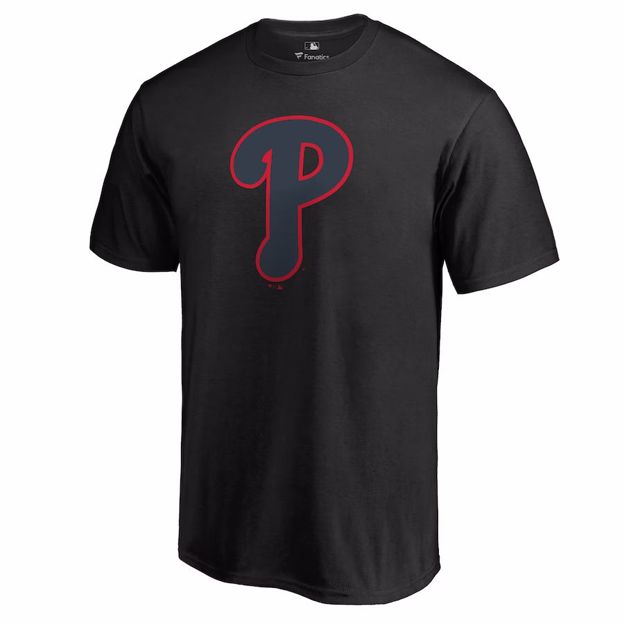 Men's Philadelphia Phillies Black Taylor T-Shirt - Jersey