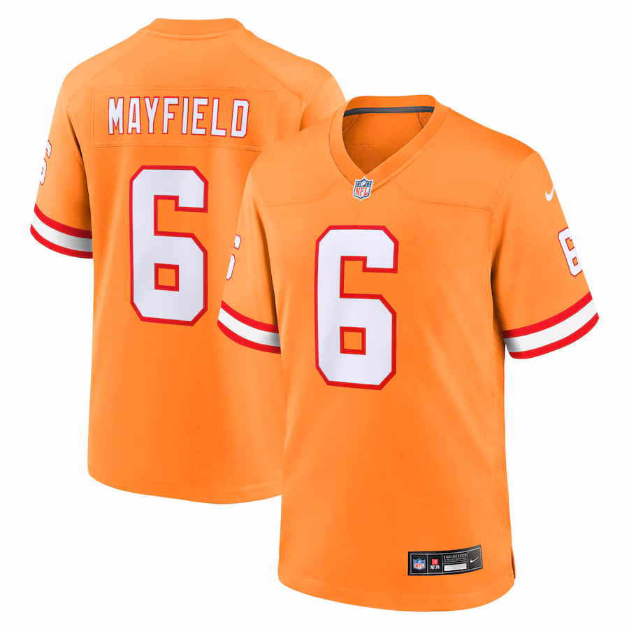 Youth Tampa Bay Buccaneers Baker Mayfield Nike Orange Alternate Game Jersey - Jersey