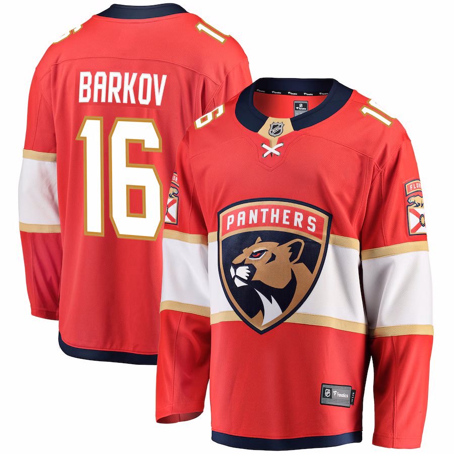 Men's Florida Panthers Aleksander Barkov Fanatics Red Breakaway Jersey - Jersey