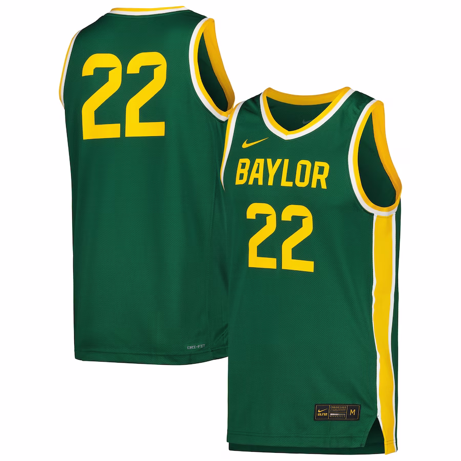 Baylor Bears Nike Unisex Replica Basketball Jersey - Green - Jersey