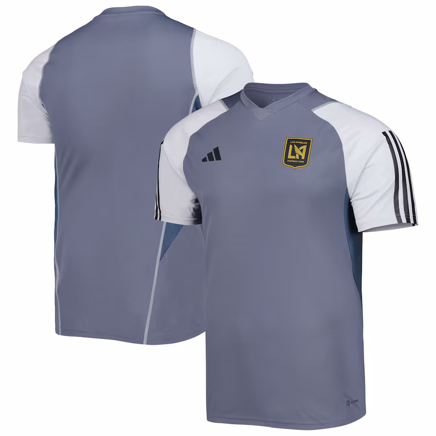 Men's LAFC adidas Gray 2023 On-Field Training Jersey - Jersey