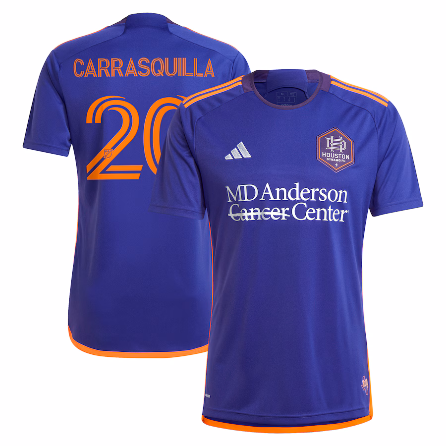 Men's Houston Dynamo FC Adalberto Carrasquilla adidas Purple 2024 Still Holdin' Replica Player Jersey - Jersey