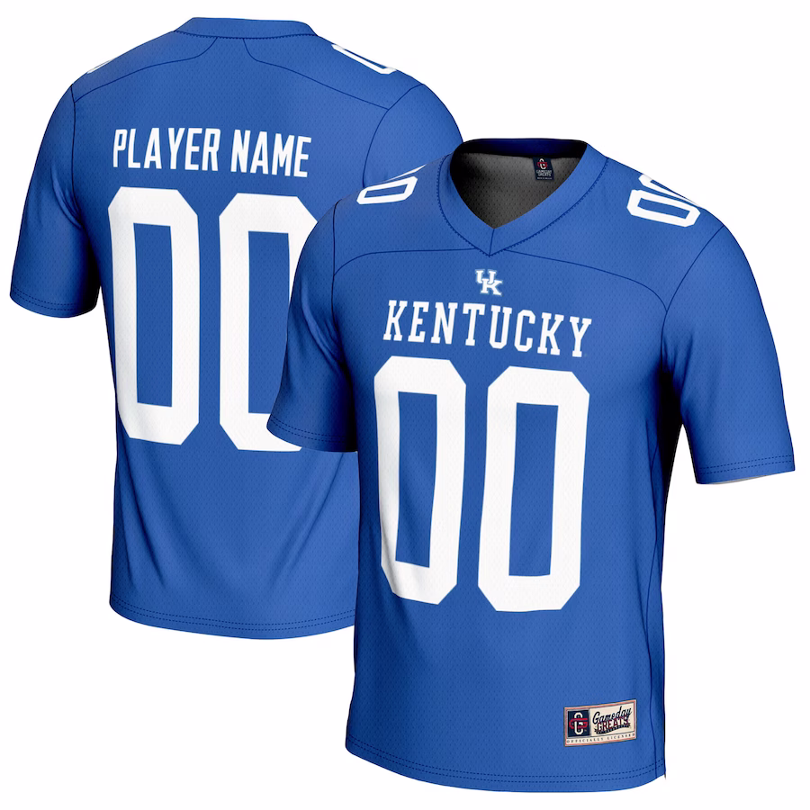 Kentucky Wildcats GameDay Greats Youth NIL Pick-A-Player Football Jersey - Royal - Jersey
