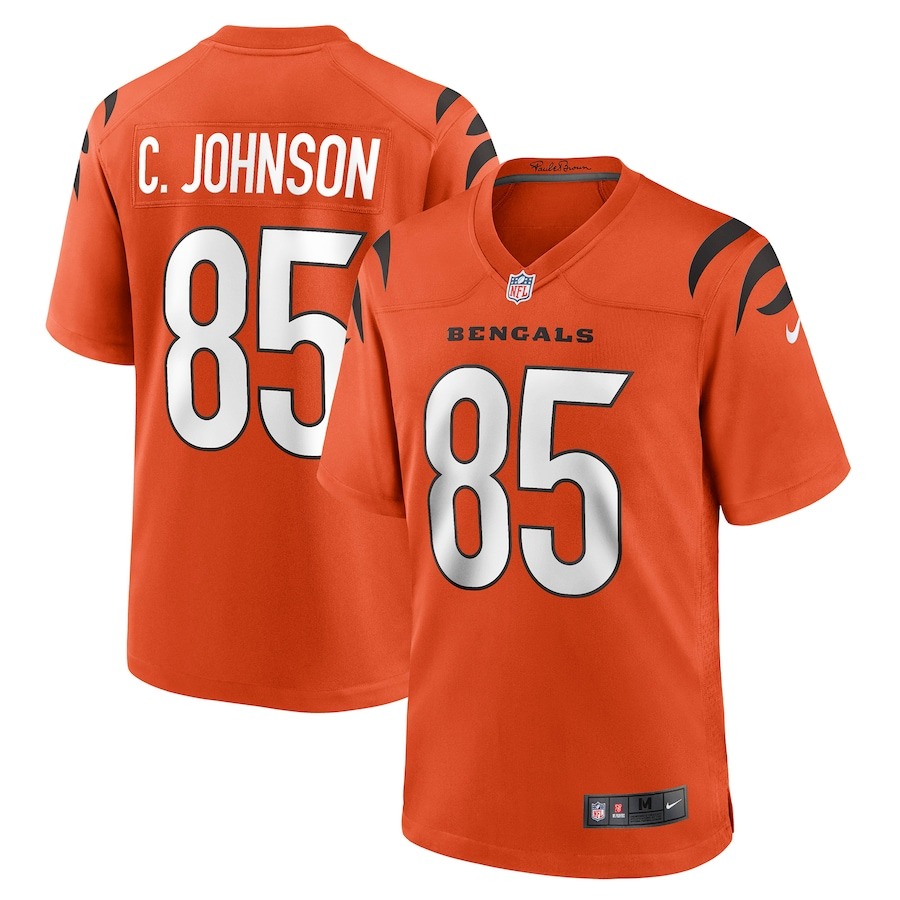 Men's Cincinnati Bengals Chad Johnson Nike Orange Retired Player Alternate Game Jersey - Jersey
