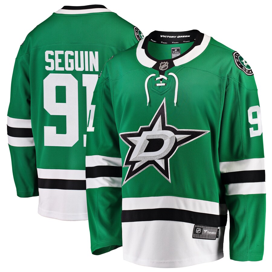 Men's Dallas Stars Tyler Seguin Fanatics Branded Kelly Green Breakaway Home Jersey - Jersey