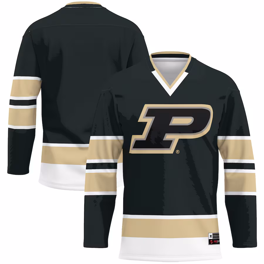 Men's GameDay Greats Gold Purdue Boilermakers Hockey Jersey - Jersey