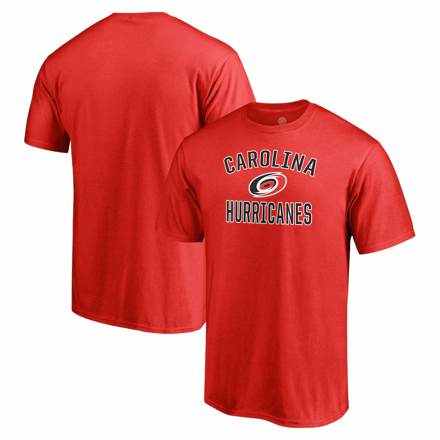 Men's Carolina Hurricanes Red Victory Arch T-Shirt - Jersey