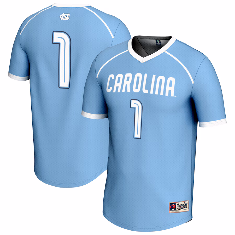 Youth GameDay Greats #1 Carolina Blue North Carolina Tar Heels Lightweight Women's Lacrosse Fashion Jersey - Jersey
