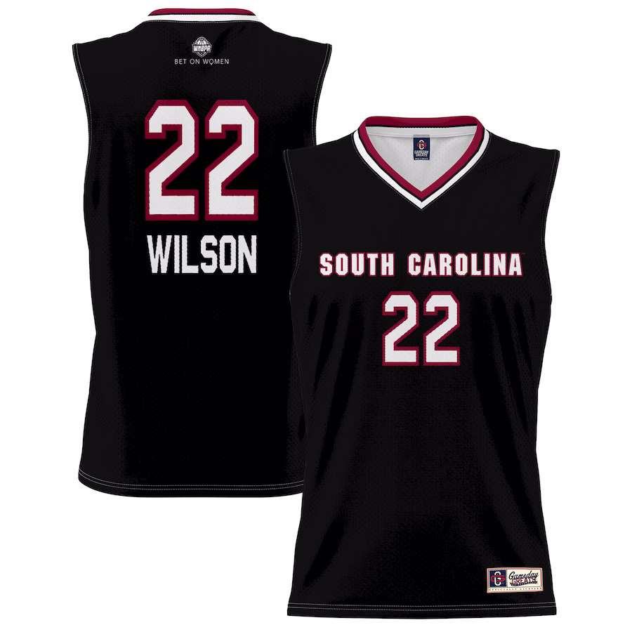 A'ja Wilson South Carolina Gamecocks GameDay Greats Unisex Lightweight Basketball Alumni Jersey - Black - Jersey