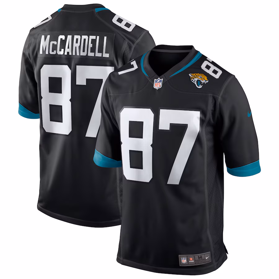 Men's Jacksonville Jaguars Keenan McCardell Nike Black Game Retired Player Jersey - Jersey