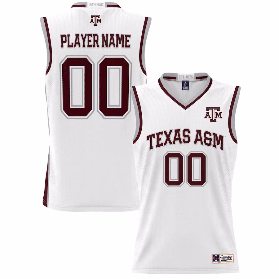 Texas A&M Aggies GameDay Greats Youth NIL Pick-A-Player Lightweight Basketball Jersey - Navy - Jersey