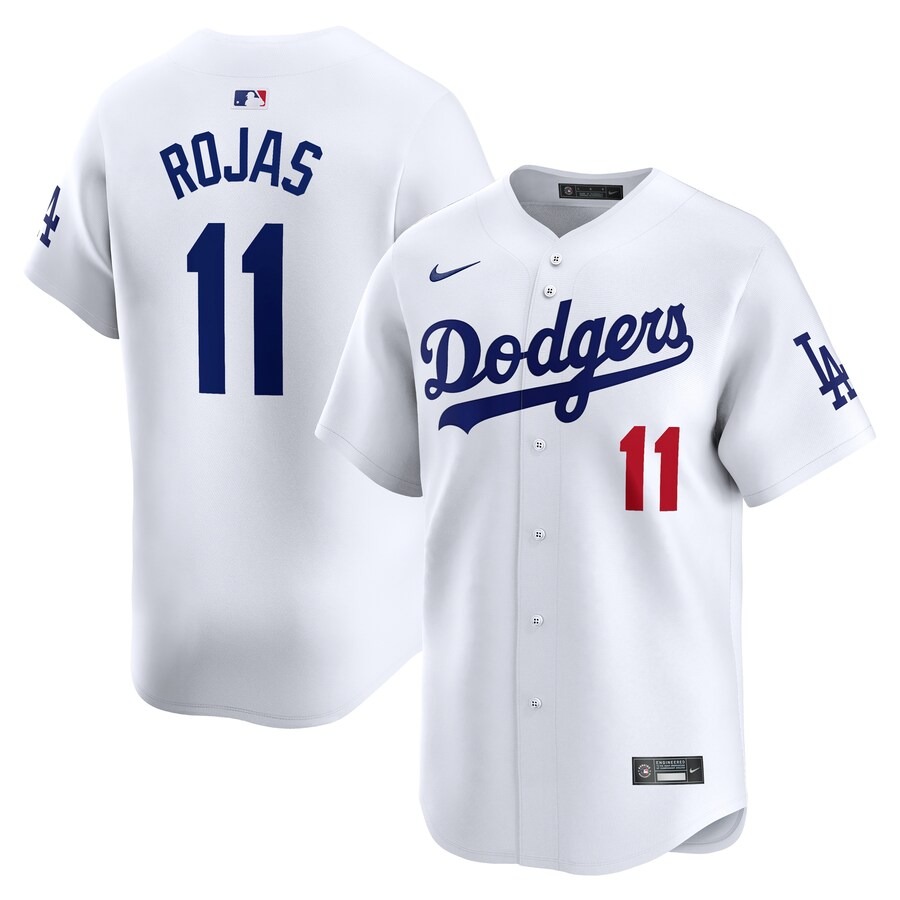 Men's Los Angeles Dodgers Miguel Rojas Nike White Home Limited Player Jersey - Jersey