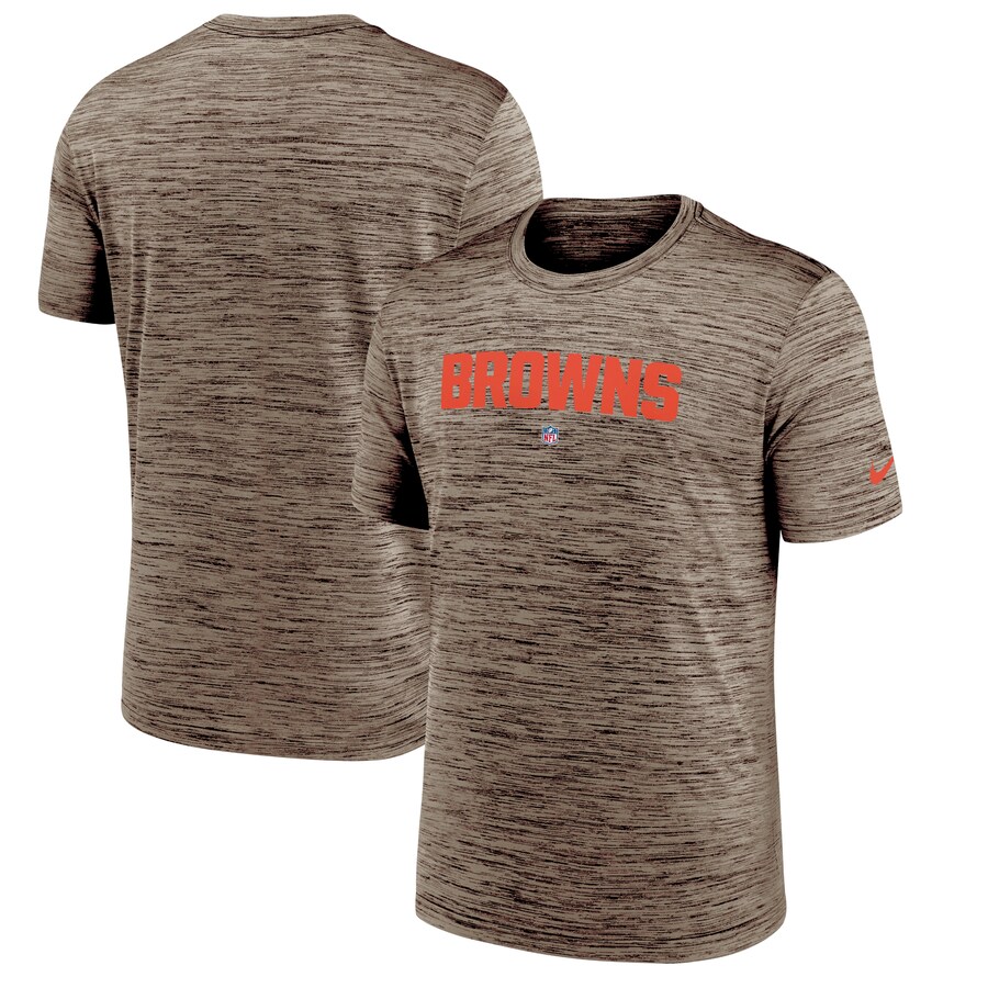 Men's Cleveland Browns Nike Brown Velocity Performance T-Shirt - Jersey
