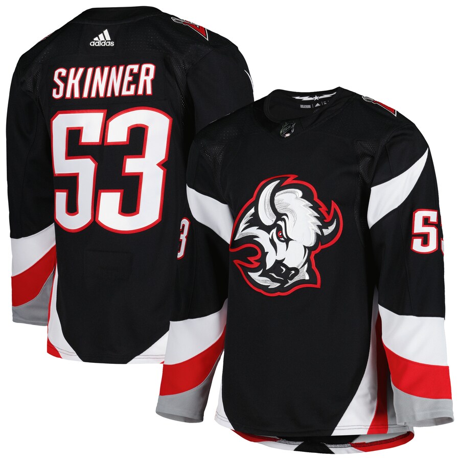 Men's Buffalo Sabres Jeff Skinner adidas Black Alternate Primegreen Authentic Pro Player Jersey - Jersey