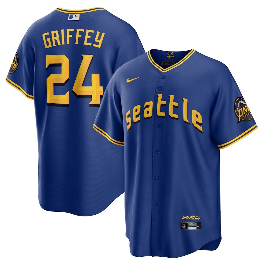 Men's Seattle Mariners Ken Griffey Jr. Nike Royal City Connect Replica Player Jersey - Jersey