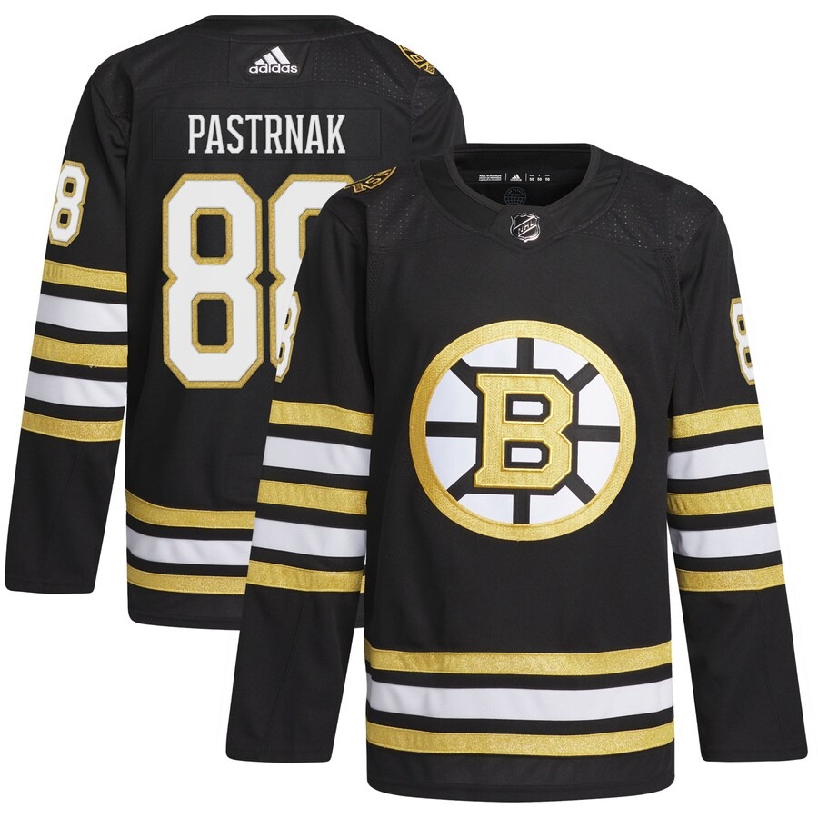 Men's Boston Bruins David Pastrnak adidas Black  Primegreen Authentic Pro Player Jersey - Jersey