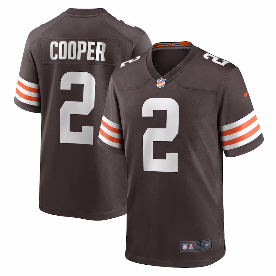 Youth Cleveland Browns Amari Cooper Nike Brown Game Jersey - Jersey